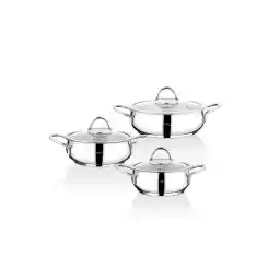 TAÇ TAC-3496 Vitali 6 Prç Çelik Sahan Seti