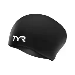 TYR Adult Long Hair Wrinkle-Free Silicone Swim Cap