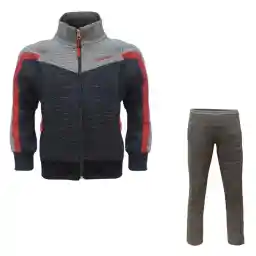 گرمکن شلوار بچه گانه ستارگان 02 DMK | طوسی/مشکی