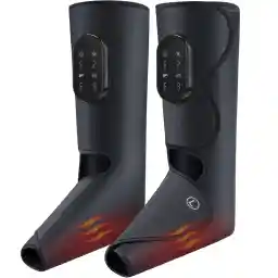 Medcursor Air Compression Leg Massager, Foot Massager for Circulation and Pain Relief, 3 Intensities, 3 Vibration Functions, 6 Modes, 3-in-1 Leg Massage Machine, Gift for Mom, Dad