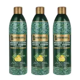 شامپو مو هسل مدل Rosemary & Lemon حجم 400 میلی لیتر مجموعه 3 عددی