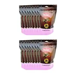 شکلات تلخ و سفید با مغز توت فرنگی کرال مقدار 250 گرم بسته 16 عددی