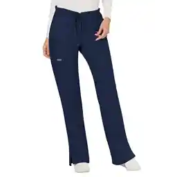 Cherokee Scrubs for Women Mid Rise Moderate Flare Drawstring Pant with 5 Pockets, Ultra Soft & Breathable Fabric - WW120