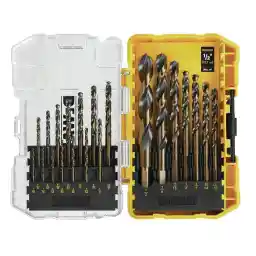 Dewalt Dwa1181 21-Piece Set Black Oxide Coated Hss Twist Drill Bit Set