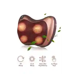 Relax Human Touch Teknolojili Isıtmalı Bacak Boyun Karın Siyah Masaj Aleti Masaj Yastığı