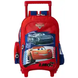 Cars Trolley Bag 14" for Boys School Trolley- Red