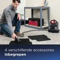 BISSELL MultiClean Spot & Stain Cleaner - تمیزکننده فرش، مبل، تشک و ماشین تمیزکننده - فناوری HeatWave - ماشین تمیزکننده - 4720M