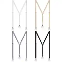 Sintege 4 Pcs Women Suspenders Hidden for Women Under Clothes Thin Adjustable Y Back Suspenders for Woman