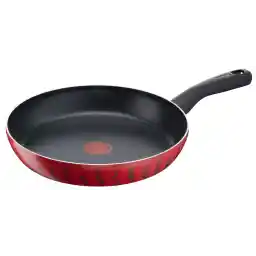 TEFAL Frying Pan | G6 Tempo Flame 28 Cm Frypan | Non-stick with Thermo Spot| Red | Aluminium | 2 Years Warranty | C3040683