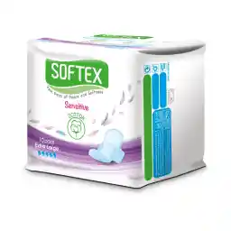 نوار بهداشتی بالدار نازک سافتکس مدل Sensitive بسته 10 عددی