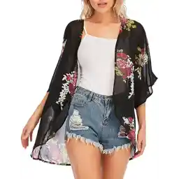 ELECDON Women One Piece Swimsuit, U Neck Tummy Control Swimwear Slimming Strap Backless Bathing Suit, Leopard Snake Print Ladies One Piece Swimsuit Women, for Summer Beach Pool (L Size) - Black