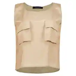 بلوز نخی آستین حلقه ای زنانه - نگین محتشمی