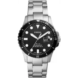 Fossil Mens Quartz Watch, Analog Display And Stainless Steel Strap Fs5652