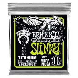 Ernie Ball Regular Slinky Coated Titanium Rps Electric Guitar Strings - 10-46 Gauge