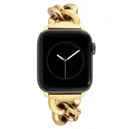 Anne Klein Fashion Chain Bracelet for Apple Watch, Secure, Adjustable, Apple Watch Replacement Band, Fits Most Wrists