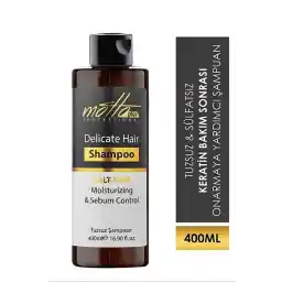 شامپو موتو پلاس حرفه ای بدون نمک و متعادل کننده روغن 400 میلی لیتری