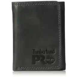 Timberland PRO mens Leather RFID Trifold Wallet With ID Window Wallet