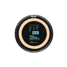 Maybelline New York Fit Me Matte & Poreless Powder, 110 Porcelain, 12 gm
