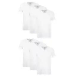 Hanes Men's 777VP6WHTL 6 T-Shirts, White