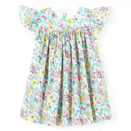 پیراهن نخی نوزادی دخترانه Layette - جاکادی