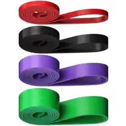 ELECDON Pull Up Assistance Bands, Exercise Resistance Bands, Durable Assist Band, Perfect for Powerlifting, Stretch, Workout, Body Training, Fitness, Muscle Ups, Suitable for Men Women