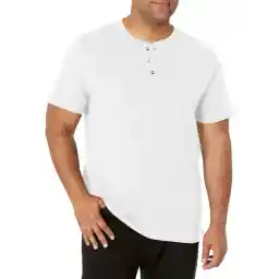 Wrangler Authentics Men's Short Sleeve Henley Tee