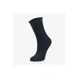 Bolero Roll Top Lastiksiz Kadın Lacivert Bambu Soket Çorap