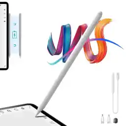 ESR Stylus Pen for iPad, Magnetic Wireless Charging iPad Pencil, Digital Pencil Pro with Tilt Sensitivity and Palm Rejection for iPad Pro 12.9/11, iPad Air 5/4, and iPad Mini 6, White