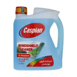 محلول شیشه‌شوی خودرو کاسپین مدل Non-Smearing حجم 4 لیتر