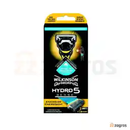 خودتراش مردانه 5 تیغه ویلکینسون مدل Sword Hydro 5 Sense به همراه دو عدد یدک