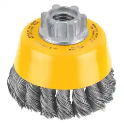Dewalt Metal 3-Inch Wire Cup Brush, Knotted, DW4910