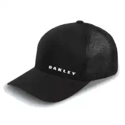Oakley Unisex Oakley Chalten Bark Trucker Cap, Blackout, One Size