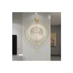 ساعت دیواری ال ای دی کریستال بی زمان 60 ساعت دیواری تزئینی مدرن فلزی ال ای دی ساعت دیواری لوازم جانبی متاکوارتز