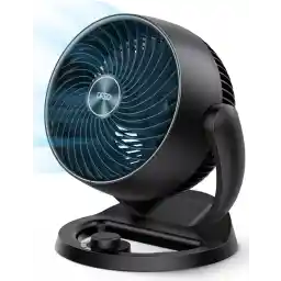 Dreo Fan for Bedroom, 12 Inches, 70ft Powerful Airflow, 28db Quiet Table Air Circulator Fans for Whole Room, 120° Adjustable Tilt, 3 Speeds, Desktop Fan for Home, Office, Kitchen