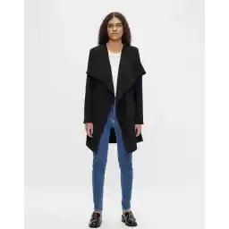 Object Annlee Korte Jas Zwart M Vrouw