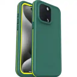 OtterBox Fre-hoes voor iPhone 15 Pro Max voor MagSafe, waterdicht (IP68),schokbestendig, vuilbestendig,gestroomlijnd en dun met ingebouwde schermbeschermer,5x getest volgens militaire standaard, Groen