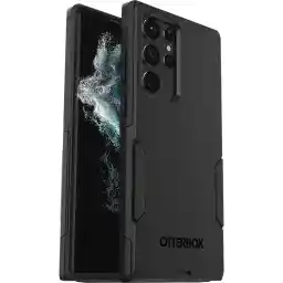 OtterBox OtterGrip Symmetry hoes voor iPhone 14 Plus voor MagSafe, valbestendig, beschermhoes met ingebouwde grip,3x getest volgens militaire standaard,antimicrobiële bescherming, Zwart