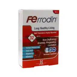 کپسول Ferrodin بسته 32 عددی | هولیستیکا