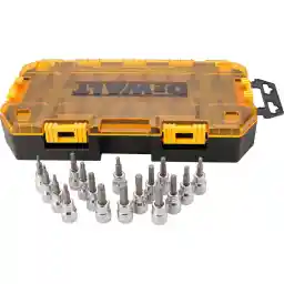 DEWALT Drive Bit Socket Set, 3/8" Drive, SAE/Metric, 17-Piece, DWMT73806
