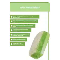 صابون آلوئه ورا با فیبر کدو تنبل طبیعی The Touch By Seda Altın