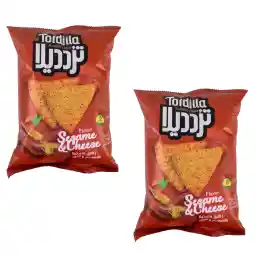 چیپس ذرت کنجدی ترددیلا بسته 2 عددی