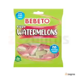 پاستیل ببتو مدل Fizzy Watermelons وزن 130 گرم
