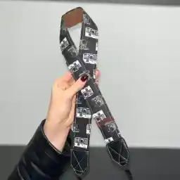 بند دوربین ترنگ طرح دوربین مشکی Torang neck camera strap