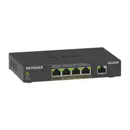 NETGEAR GS305Pv2 Unmanaged Gigabit Ethernet (10/100/1000) Power over Ethernet (PoE) Zwart