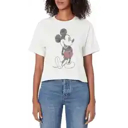 Disney Mickey & Friends Mickey Mouse Vintage Portrait Women's Crop Top