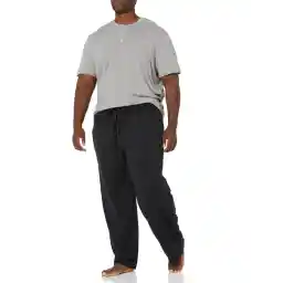 Fruit of the Loom mens 2-piece Jersey Knit Pajama Set Pajama Set