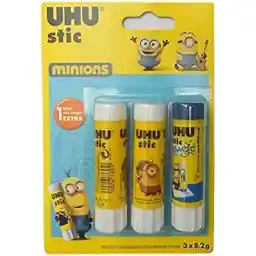 UHU STIC Çizgi Film Figürlü 8,2 GR 2+1 HEDIYE BL