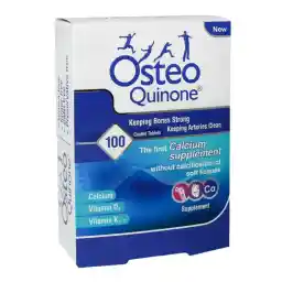 قرص Osteo Quinone حاوی کلسیم، ویتامین D3 و K2-7 بسته 100 عددی | هولیستیکا