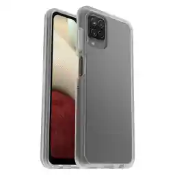 OtterBox Sleek Series-hoesje voor Samsung Galaxy A12, schokbestendig, valbestendig, ultradun, beschermende, getest volgens militaire standaard, Transparant, Geen Retailverpakking