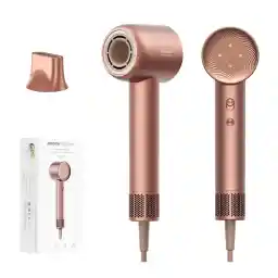 Dreame Hair Glory Hair Dryer, Quick-Drying,110,000 RPM High-Speed Motor, 70m/s Airflow Speed, Powerful Negative Ions Technology, Lightweight, Temperature & Airspeed Control, Rose Gold 2 years warranty